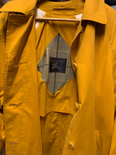 Load image into Gallery viewer, 90's Burberrys' Yellow Trench Coat XL
